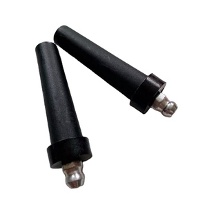 Inyectores Cónicos de Acero de Diseño Moderno para Inyección de Lechada Impermeabilizante, 10*60mm, con Boquilla de Plástico Negra para Construcción - Product Image 1
