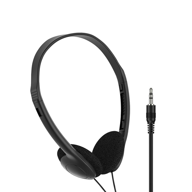 Cheap Disposable 3.5mm Aviation Headset Earphone Wired Headphones for Airplane School Hospital Students