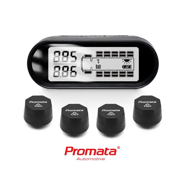 Fábrica de Energia Solar Display Monitor De Pressão Do Pneu Sem Fio para Caminhão Sistema Tpms 12 Pneus Sensor De Pressão Do Pneu Externo