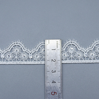 Vente chaude dentelle personnalisée Premium 100% Polyester paillettes dentelle soluble dans l'eau garniture pour vêtements