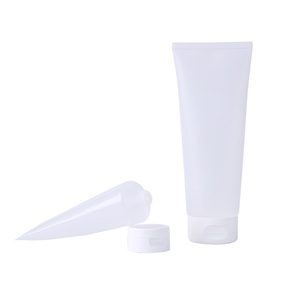 Tube cosmétique souple transparent 10g-200g pour nettoyant visage, crème pour les mains, tube PE dépoli transparent, flacon de lotion BB - Product Image 4