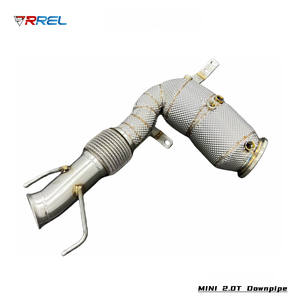 Высокопроизводительный коллектор и даунпайп из нержавеющей стали 304 с катализатором для <span class=keywords><strong>MINI</strong></span> F56/Cabriolet/Cooper S - Спортивная выхлопная система - Product Image 4