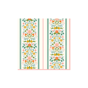 DAMAI - Juego de Vajilla Desechable con Diseño de Flores para Fiestas, Platos, Servilletas y Vasos de Papel Verdes - Product Image 6