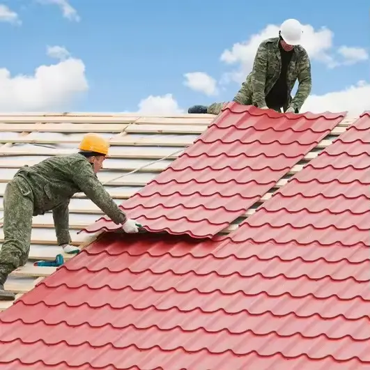 ביצועים מעולים נגד עומס שרף סינטטי פלסטיק גג אסא רעפי Pvc קירוי