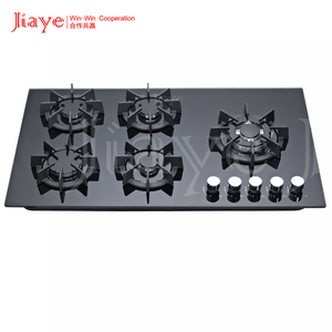 Piano cottura a Gas incorporato di alta qualità in fabbrica personalizzare 5 bruciatori in ghisa supporto pentola da cucina - Product Image 2