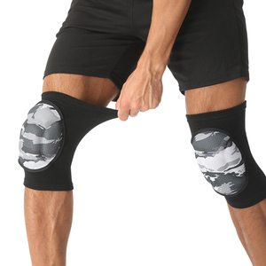 Genouillères <span class=keywords><strong>de</strong></span> compression <span class=keywords><strong>de</strong></span> volley-ball <span class=keywords><strong>de</strong></span> fabrication d'usine avec éponge épaisse pour les sports et les activités genouillère - Product Image 1