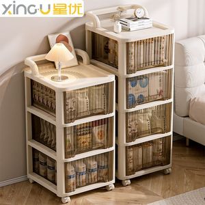 Cajones de Almacenamiento, Gabinete Móvil Multicapa para Uso Doméstico, Bajo la Mesa, con Ruedas, Forma Rectangular, Tipo Vertical - Product Image 3