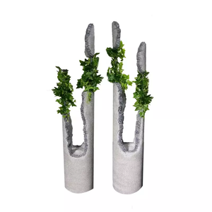 Ornement <span class=keywords><strong>de</strong></span> jardin <span class=keywords><strong>de</strong></span> style créatif, jardinière haute, décoration d'intérieur, <span class=keywords><strong>pot</strong></span> <span class=keywords><strong>de</strong></span> fleurs en <span class=keywords><strong>colonne</strong></span> avec plante artificielle, jardinière d'extérieur - Product Image 4