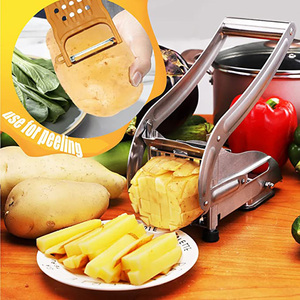 Amazo Hot tiện ích nhà bếp Trái cây lưới Slicer Chopper thép không gỉ khoai tây chiên nhà sản xuất Pháp Fry Cutter của nhãn hiệu khoai tây cắt - Product Image 2