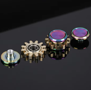 Wopal Kupfer-Zahnrad-Fidget-Spinner: Geräuschloser Mini-Metall-Spielzeugspinner für Erwachsene mit Premium-Lager, stapelbar und ausziehbar - Product Image 1