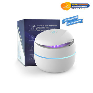 Limpiador Ultrasónico de Dentaduras Postizas 0.2L 42kHz, Dispositivo Portátil de Limpieza Dental Eléctrico para el Hogar con Tanque de Acero Inoxidable - Product Image 1