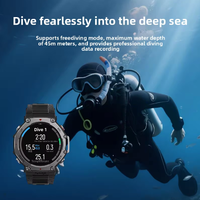 Montre connectée de sport Huami T-Rex3, navigation GPS pour la montagne, étanche, fréquence cardiaque, oxygène sanguin, bracelet