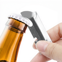 Ouvre-boîte pliant simple en acier inoxydable, ouvre-boîte à fruits, viande et aliments en conserve, mini-outil portable pour usage domestique, ouvre-bouteilles de vin