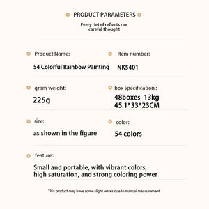 Paleta de 54 Colores de Pinturas Corporales Naturales a Base de Plantas, Seguras para Niños, para Maquillaje Artístico, Navidad, Halloween y Representaciones Escénicas - Product Image 2