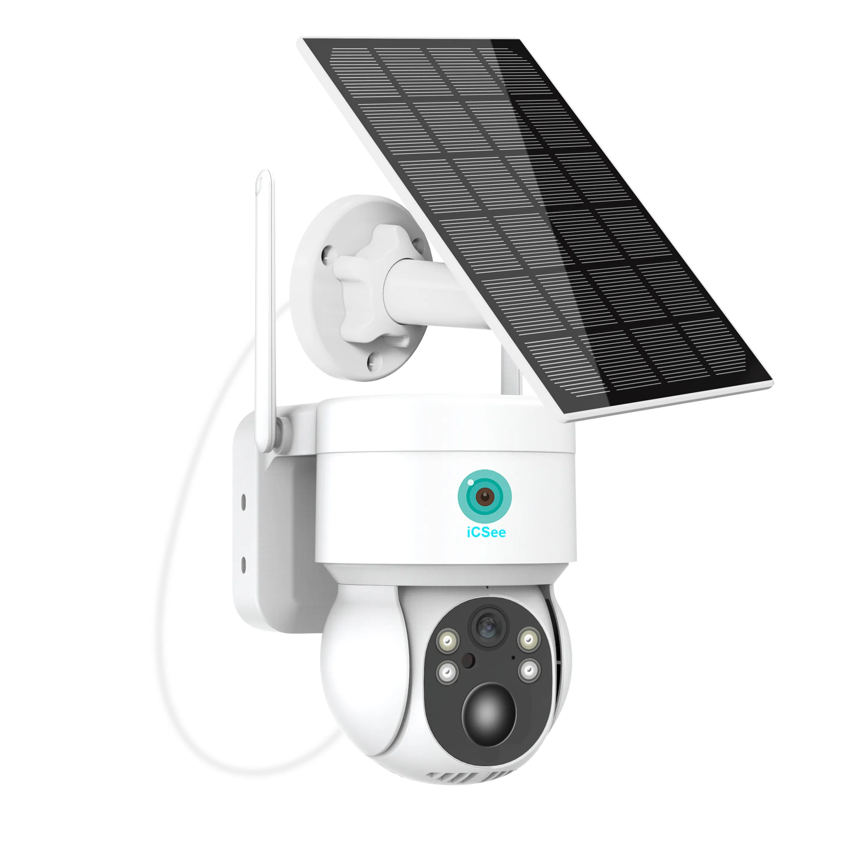 Oem Outdoor Icsee 1080P Wifi Camera Smart Batterij 360 Security Wireless System Netwerk Low Power Solar Ptz Camera Solar