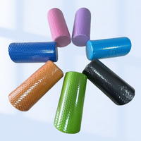 Offre Spéciale rouleaux en mousse de conception personnalisée avec logo rouleau de massage de yoga rouleau en mousse EVA pour le massage des tissus profonds colonne de yoga EVA