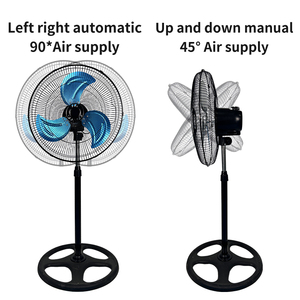 3 Trong 1 Có Thể Sạc Lại Quạt Điện 18 Inch Phòng Xách Tay Đứng Tầng Không Khí Lưu Thông <span class=keywords><strong>Fan</strong></span> Đối Với Trang Chủ - Product Image 2