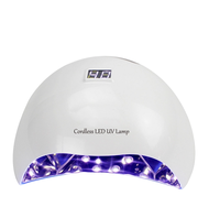 Lampe à ongles UV LED sans fil rechargeable 36W 54W 28 LED 405nm avec minuteur 10s/30s/60s, certifiée CE RoHS, pour usage en salon, en ABS, séchage rapide