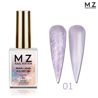 Professionnel Shell Thread Pearl Glitter Gel Builder Nail Extension Semi-Permanent Construction Gel Polish