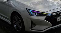 Luces de Circulación Diurna Específicas para Vehículos Hyundai Elantra 2019 2020, Alta Luminosidad RGB, Blanco y Amarillo, con Función de Señal de Giro