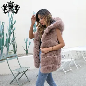 New Look Fashion Design Fake Fur Waistcoat Winter Women Fake Fur Vest Sustainable Faux Fur Gilet UK