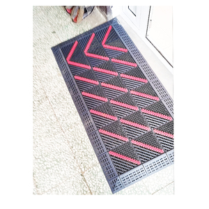 Doormat Outdoor Entrance Interlocking Heavy Duty Door <b>Mat</b> Nylon Brush Anti Slip 60*120cm - Product Image 1