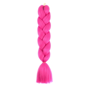 Trenza Jumbo para <span class=keywords><strong>Trenzas</strong></span> Expression, Extensiones <span class=keywords><strong>Africanas</strong></span>, Cabello Sintético Rizado <span class=keywords><strong>con</strong></span> <span class=keywords><strong>Punta</strong></span> en U, Micro-loop, 24 Pulgadas, Teñido - Product Image 3