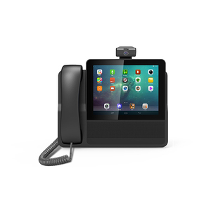 โทรศัพท์ <span class=keywords><strong>IP</strong></span> VoIP PSTN คุณภาพสูง พร้อมเสียง HD รองรับ SIP สำหรับการประชุมทางเสียง/วิดีโอแบบ QoS หน้าจอ 8 นิ้ว สำหรับธุรกิจ สำนักงาน และบ้าน - Product Image 1