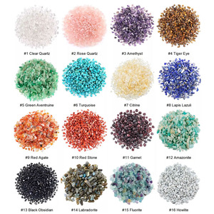 Regalo de Navidad Natural, botella de Agua de Cristal con infusión de cuarzo, tapa de acero inoxidable de bambú, botella de agua de piedras preciosas con cristal - Product Image 5