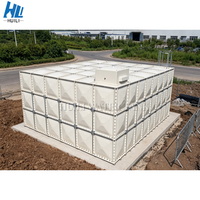 Tanque de Agua de GRP Aprobado por WRAS, Estructura de Fibra de Vidrio Compuesta Coreana