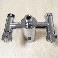 Douche automatique à capteur en laiton poli HY-618D Douche de bain sans contact avec finition de surface chromée