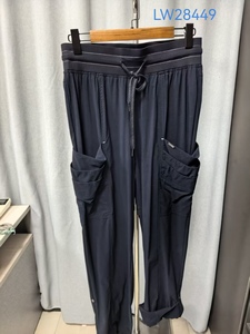 <span class=keywords><strong>Pantaloni</strong></span> Cargo Blu Navy da Donna a Vita Alta, Vestibilità Ampia, Stile Streetwear, <span class=keywords><strong>con</strong></span> Grandi Tasche per l'Estate - Product Image 5