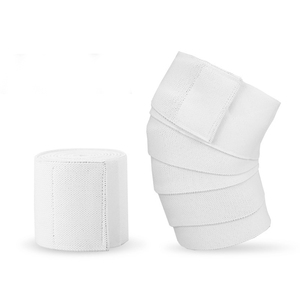 Rodillera de compresión especializada para sentadillas y levantamiento de pesas, con vendaje envolvente y protección antideslizante para las rodillas - Product Image 2