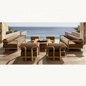 Sassanid extérieur artisanat exceptionnel Patio meubles de jardin hôtel de luxe mobilier d'extérieur Palma ensemble de salon <span class=keywords><strong>en</strong></span> teck massif - Product Image 1