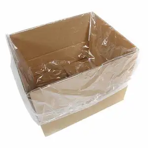 Factory Direct Food Grade High Quality Plastic box carton liner Clear Poly Bags