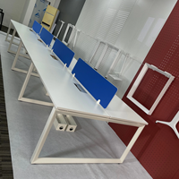 Pied de table de bureau moderne en fer, vente directe usine, pour bureau, installation simple, Escritorio