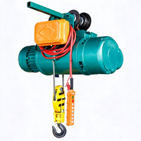 Palans électriques motorisés à chariot avec limiteur de charge, types CD1 MD1, capacités 0,5t, 1t, 2t, 3t, 5t, 10t, 15t, 20t