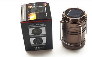 Linterna <span class=keywords><strong>Solar</strong></span> <span class=keywords><strong>LED</strong></span> Recargable para Camping, Lámpara Portátil de Plástico G85 - Product Image 5