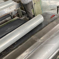 Rouleaux de film PVC transparent d'usine de 0,2 mm, vinyle transparent souple normal pour la papeterie, résistant à l'humidité, usage industriel