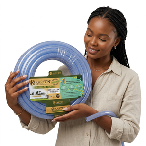 KARYON PVC Braided Water Hose 6-16mm Flexible <b>Mesh</b> Reinforced <b>Garden</b> Sprinkler Irrigation Tube USA Asia Wholesale Market - Product Image 1