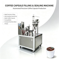 Machine automatique de remplissage et de scellage de capsules de café K Cup en poudre