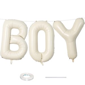 <span class=keywords><strong>Kit</strong></span> de ballons en aluminium mat crème de 40 pouces pour la lettre ONE, ensemble de ballons chiffre <span class=keywords><strong>1</strong></span> pour le 1er <span class=keywords><strong>anniversaire</strong></span>, décorations de fête pour bébé garçon ou fille - Product Image 4