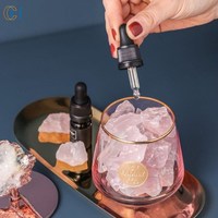 Diffuseur de pierre aromatique en cristal naturel chauffant de marque privée C & H OEM