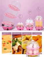 Peralatan Dapur Rumah Tangga Portabel Otomatis Mini Mesin Pemasak Telur Pengukus Telur Listrik