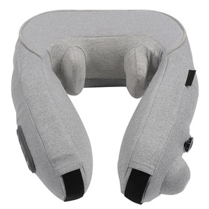 Oreiller intelligent en forme de U sans fil à infrarouge 6D pour la physiothérapie, soulagement des douleurs cervicales, fonction chauffante et pétrissante - Product Image 4