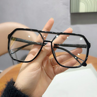 Lunettes de soleil polyvalentes à la mode et à double faisceau pour hommes, lunettes de soleil haut de gamme, lunettes résistantes aux UV pour hommes