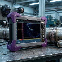 Detector de Fallas Ultrasónico Portátil de Alta Precisión JZJ6900 con Tecnología de Arreglo de Fases (PAUT), TFM, TOFD, Equipo de Inspección de Soldaduras NDT, Protección IP65