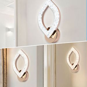 Acrylique Dimmable lumière LED décoratif minimaliste salle de bain chevet applique murale segmentée lecteur Led applique murale - Product Image 6