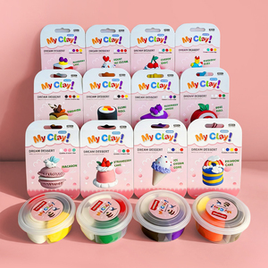 Lot de 12 couleurs d'argile à séchage rapide ultra-légère pour modélisme, thème desserts, pour enfants, kit d'artisanat DIY - Product Image 3