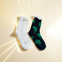 Chaussettes de maison classiques transparentes antidérapantes de qualité supérieure pour femmes, motif dessin animé